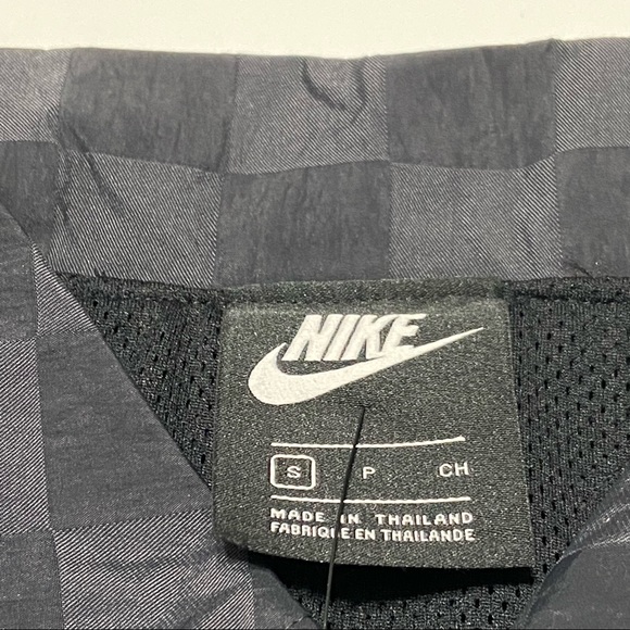 Women’s Nike Sportswear Coaches Checkered Button WindbreakerJacket Oversized NEW - Picture 12 of 12